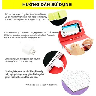 Bao Da Kèm Bàn Phím Cho Smartphone Android