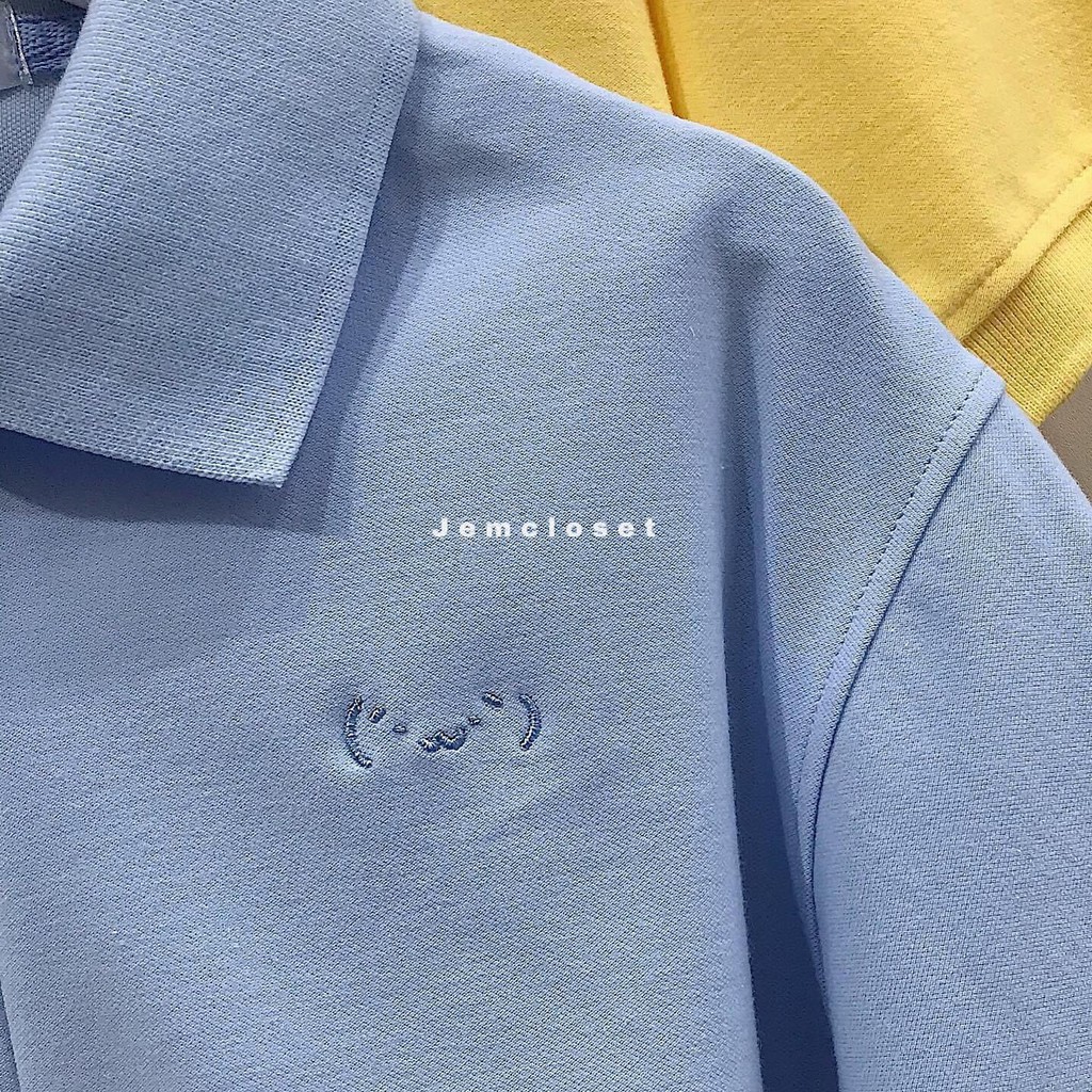 Áo Croptop Polo Nữ JEMCLOSET Croptop Form Rộng PYNY Thỏa Mái Nhiều Màu Siêu Cá Tính Mix Đồ Dễ Dàng 10103