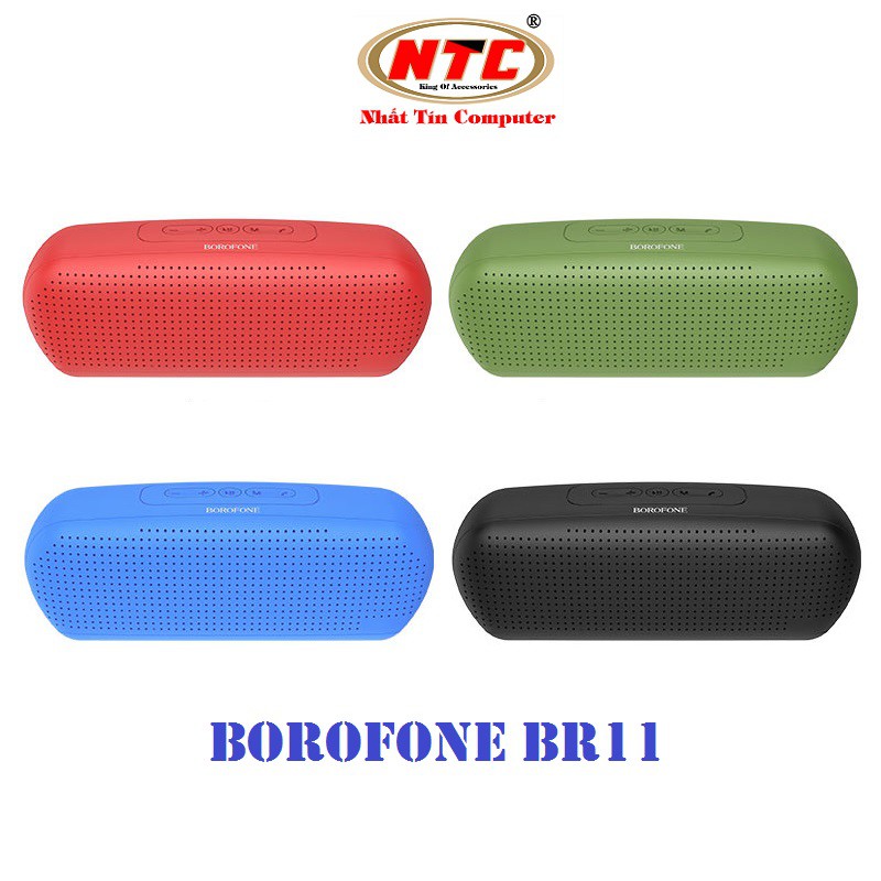 Loa bluetooth cao cấp Borofone BR11 Erudite hỗ trợ AUX, TF card, USB, FM, Pin 5H - Hàng chính hãng