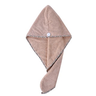 Khăn ủ tóc, khăn quấn tóc sợi microfiber siêu thấm,lau khô siêu tốc(giao màu ngẫu nhiên)