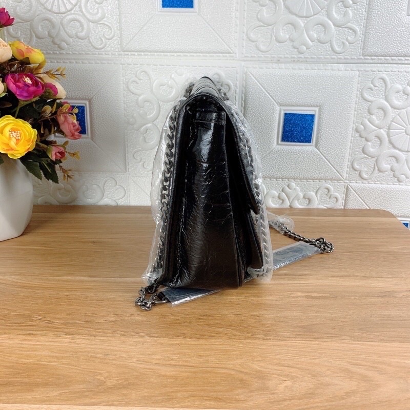 Túi xách Yves Saint laurent niki màu đen size 28cm