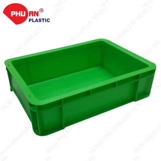 Thùng nhựa B12 Nhựa Phú An - Kt 350 x 250 x 100 mm