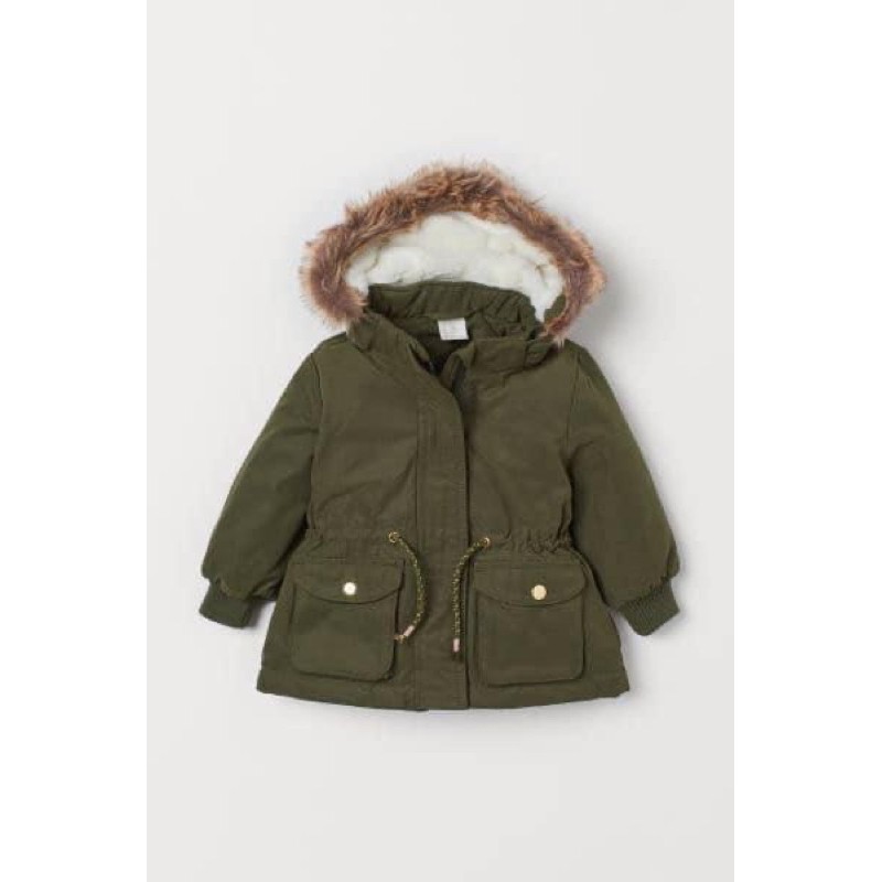 Áo parka cho bé 4/6m-2/3y