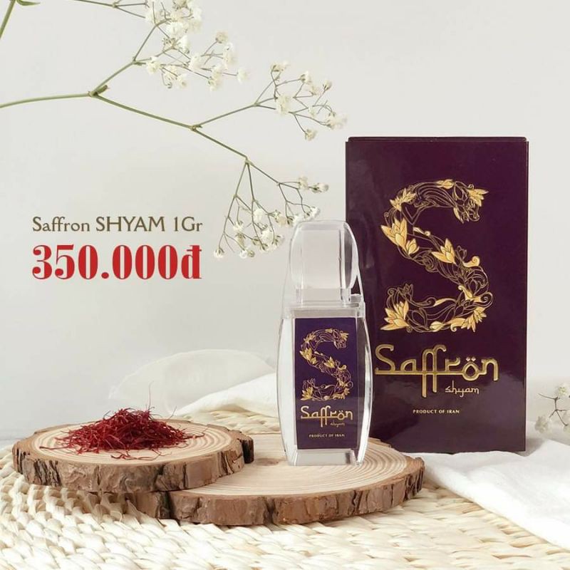 [100% CHÍNH HÃNG] NHỤY HOA NGHỆ TÂY SAFFRON SALAM, SHYAM, JAHAN, SAFFRON, NGUYÊN BẢN TỪ IRAN của Cty Saffron Việt Nam