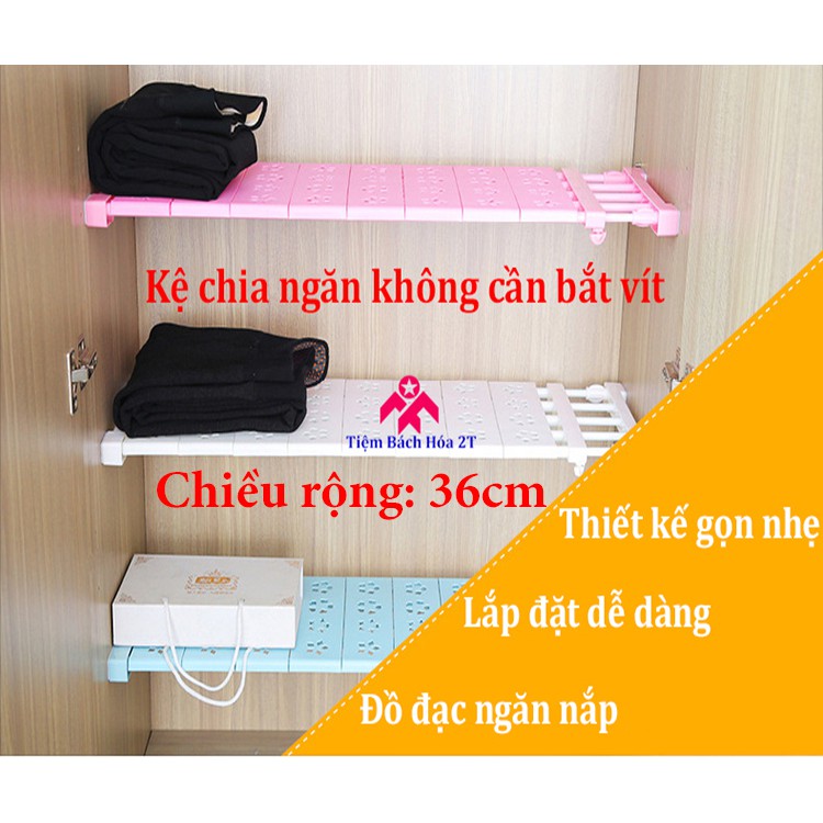 Kệ đa năng chia ngăn không cần khoan bắt vít