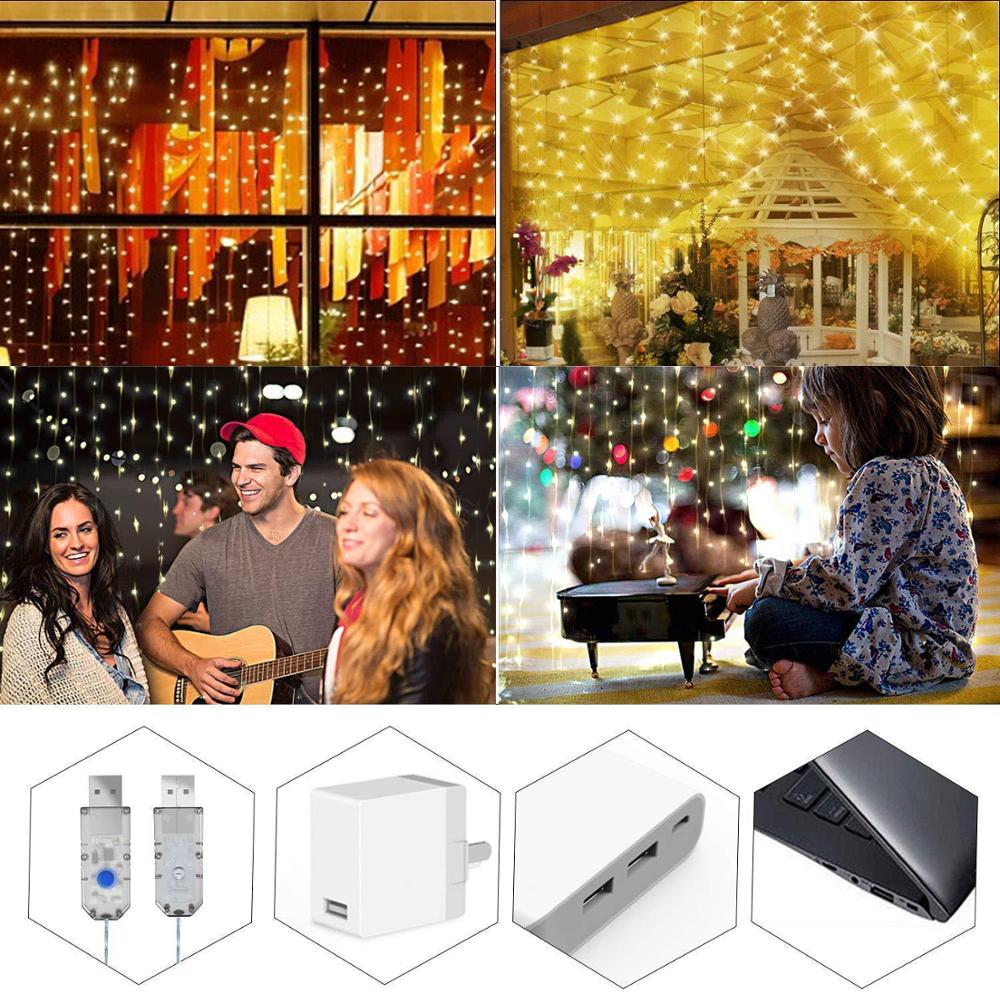 Dây Đèn Led Trang Trí Kèm Điều Khiển Từ Xa