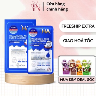 ( 1 miếng lẻ ) Mặt Nạ HA Xanh Dưỡng Ẩm Có Feedback - Hãng Maycreate - Dành Cho Da Nhạy Cảm  Khô Kiềm Dầu Sáng Da