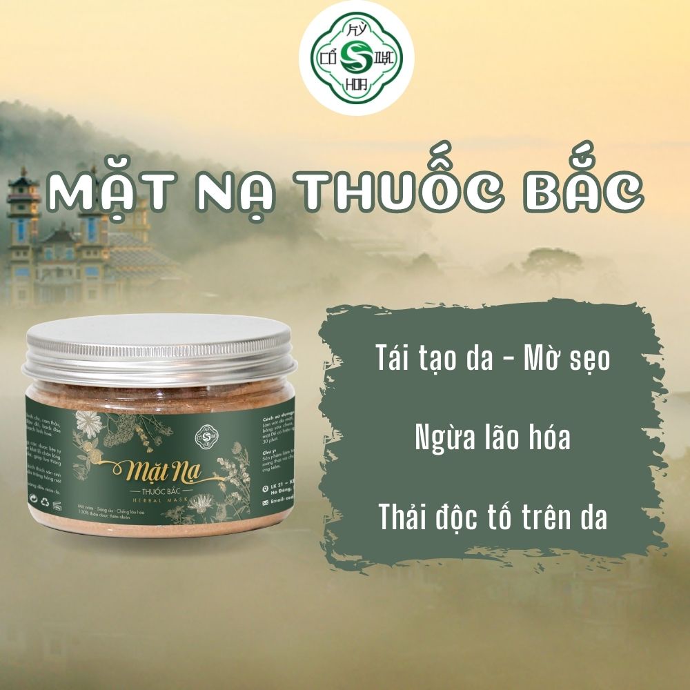 Mặt nạ th.uốc bắc Cổ Dược Kỳ Hoa - Sạch bã nhờn, tẩy da chết, ngăn ngừa lão hóa hiệu quả | BigBuy360 - bigbuy360.vn