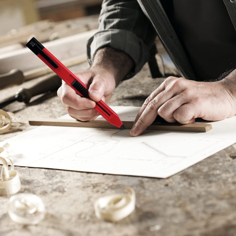 Bộ Bút Chì Bấm 4.0mm Có Thể Tái Sử Dụng Cho Thợ Mộc