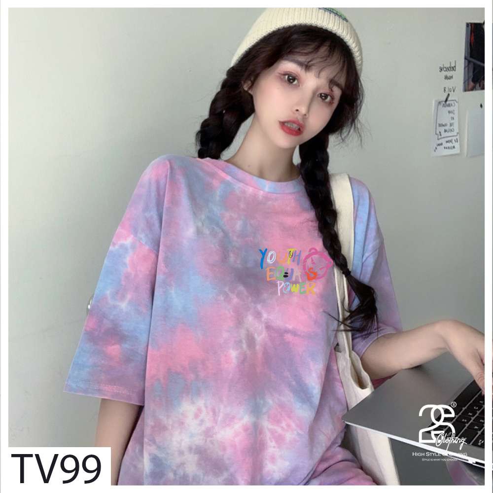 Áo Thun Unisex Tay Lỡ Form Rộng 2s Clothing Áo Phông Phom Rộng Nữ Giá Rẻ In Hình Chữ Màu Sắc Thời Trang TV99 | BigBuy360 - bigbuy360.vn