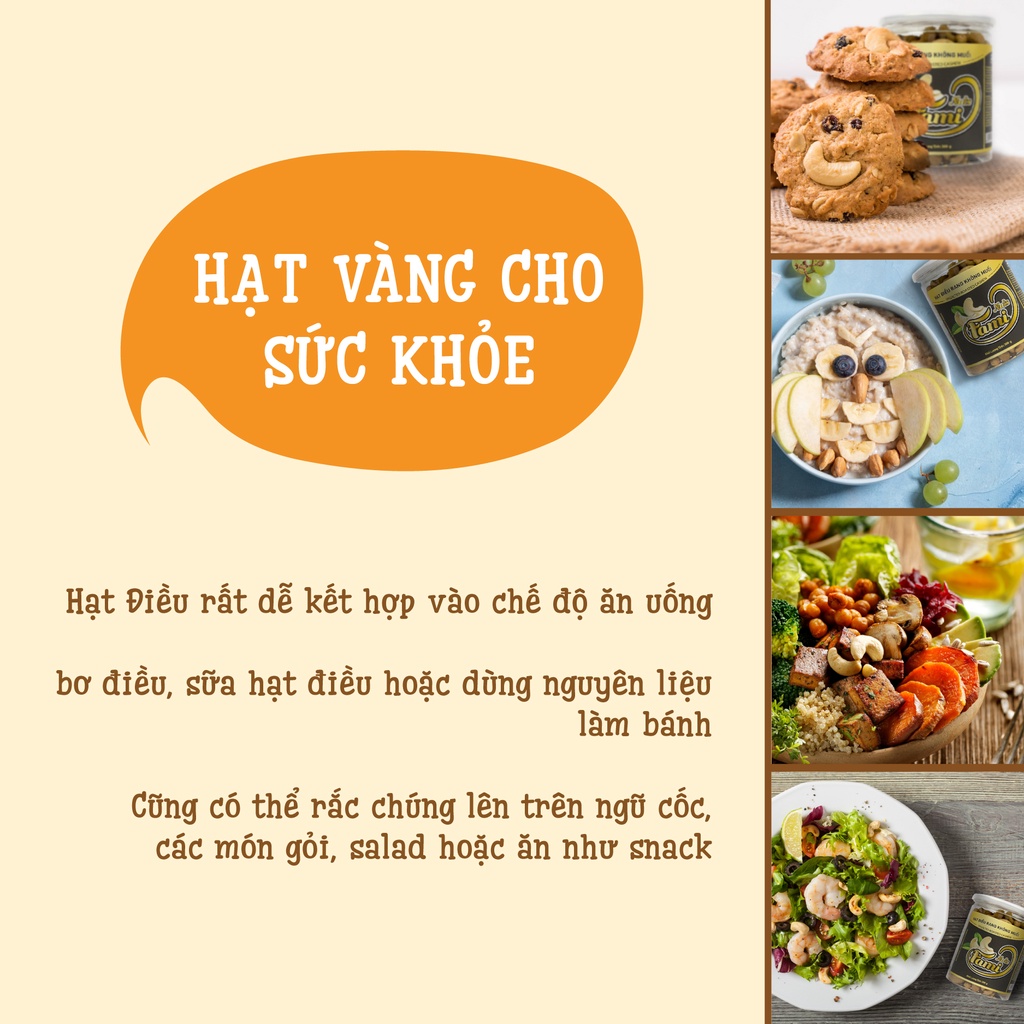 Hạt điều A Cồ vị cơm dừa sấy Bình Phước Faminuts 120 gr