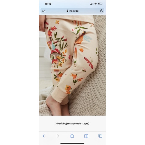 Bộ Thu Bé Gái Hoa Lá Next