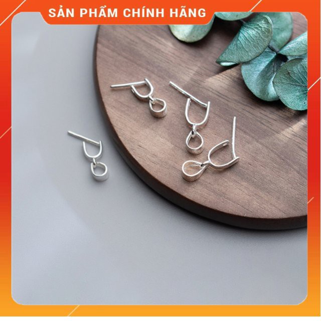 [CAM KẾT BẠC CHUẨN]Móc mặt dây chuyền bằng bạc thật không han gỉ, chắc chắn,dễ sử dụng