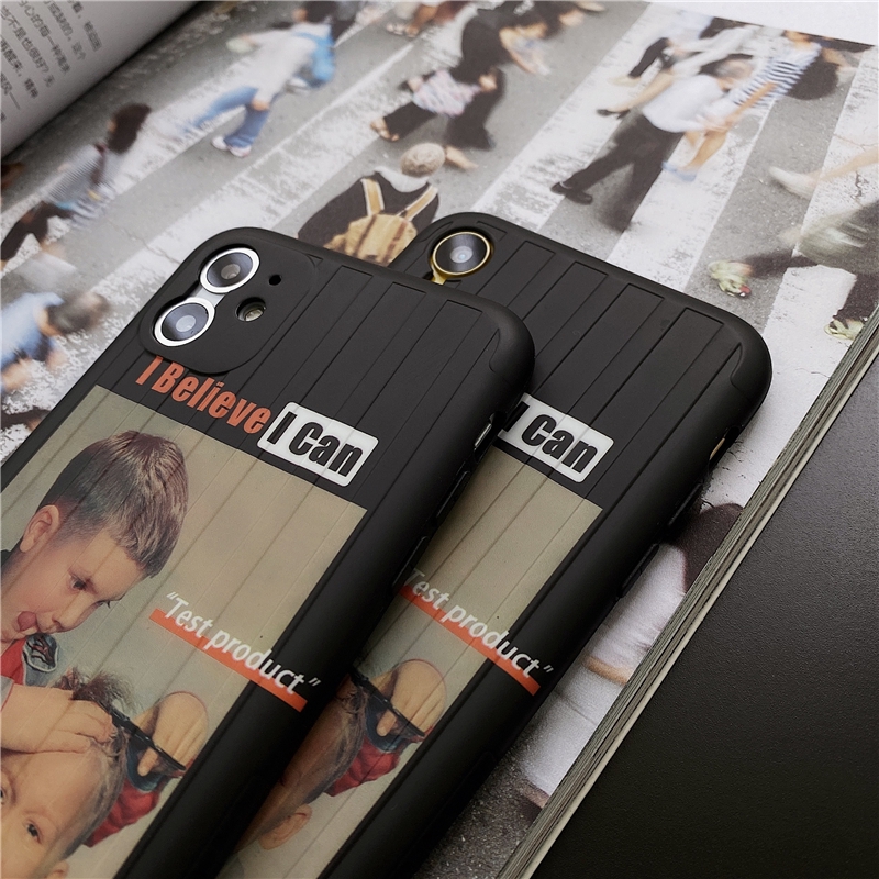 Ốp điện thoại mềm họa tiết bé trai phong cách thời trang Âu Mỹ cho iPhone 7/8 Plus/X/XS/XR/XS MAX/11/11 PRO/11 Pro MAX | BigBuy360 - bigbuy360.vn