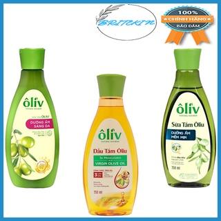 Dòng Sữa Tắm Ôliv (Oliv) Chiết Xuất Dầu Ô Liu Dưỡng Ẩm Da Hoàn Hảo 250ml - 650ml