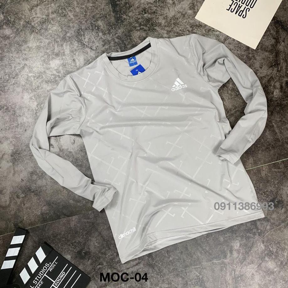 Áo thun Thể Thao Nam Dài Tay họa tiết, Chất Vải Lạnh, Co Dãn Cực Mịn, êm, Đẹp | BigBuy360 - bigbuy360.vn
