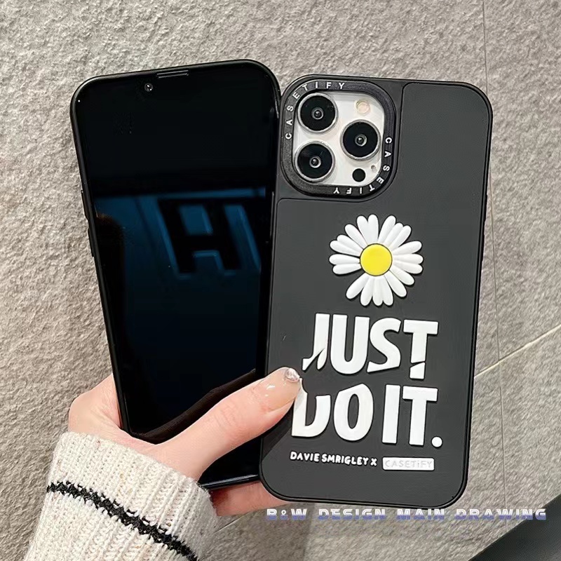 Ốp Điện Thoại Silicon Họa Tiết Hoa Cúc Thời Trang Chống Sốc Cho iPhone 14 13 12 11 Pro MAX IX XS MAX XR i6 6s 7 8 Plus