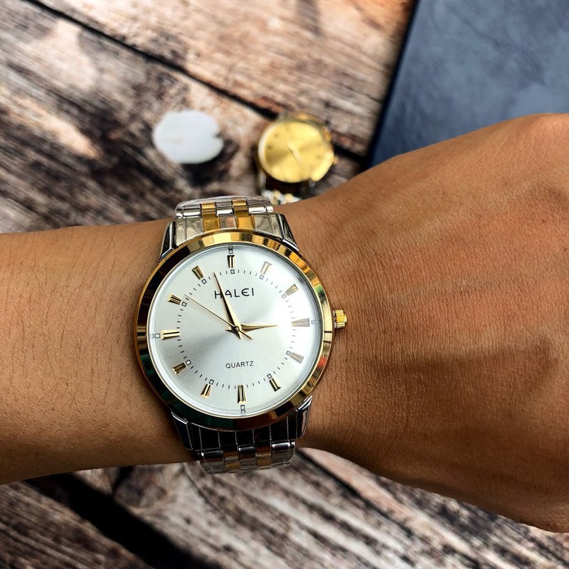 Đồng Hồ Nam Nữ HALEI 502 Dây Thép Demi chống nước tuyệt đối, mạ chống gỉ bền màu | BigBuy360 - bigbuy360.vn
