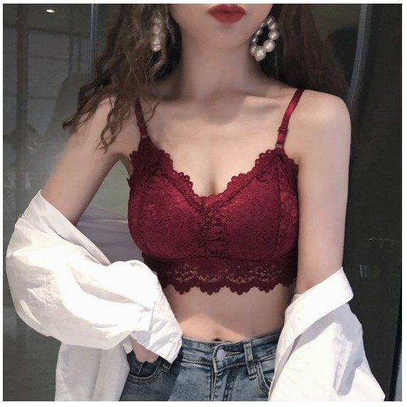 Áo bra ren hai dây sexy Bra nửa người