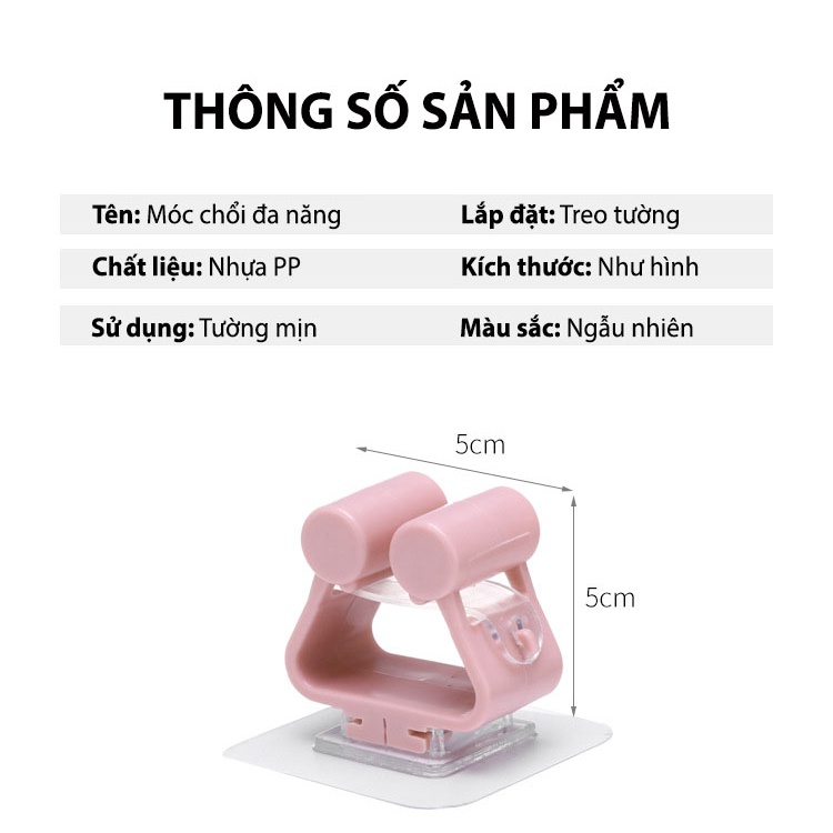 Móc Treo Chổi Treo Đồ Đa Năng Và Cây Lau Nhà Đa Năng Siêu Chắc Sắp Xếp Nhà Tắm