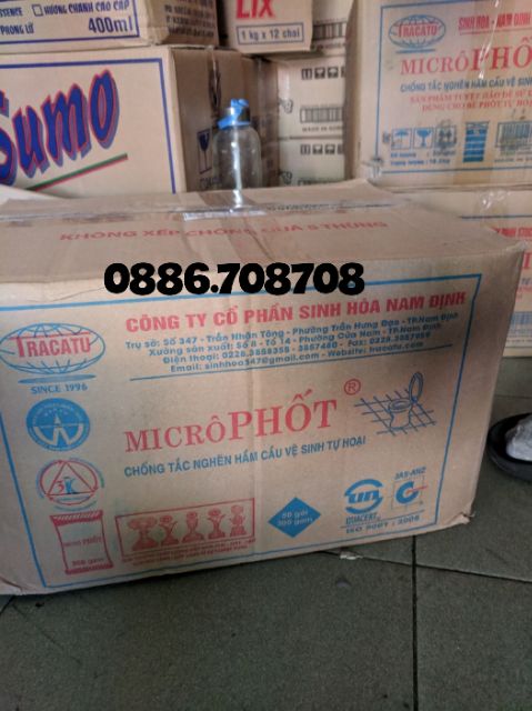 Bột xử lý bồn cầu sinh học Micro phốt 300g