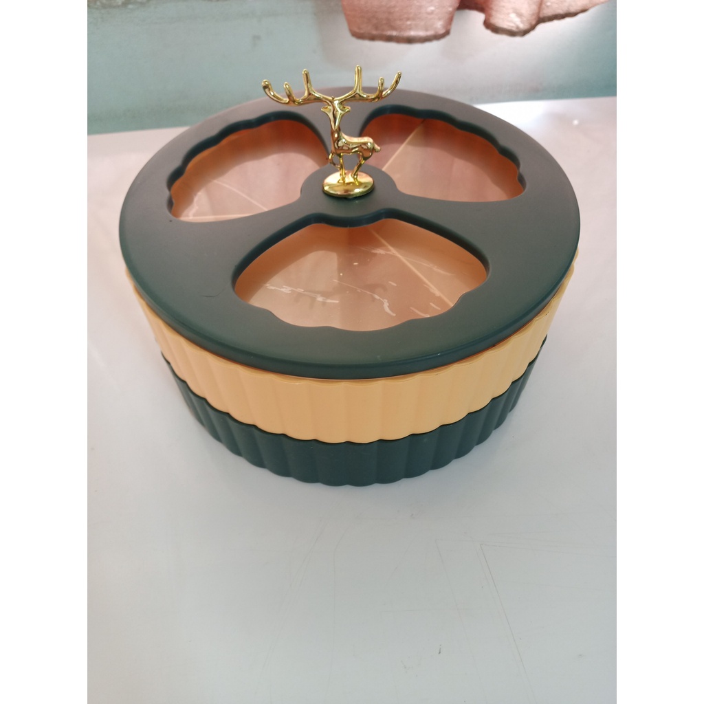 KHAY ĐỰNG MỨT 2 TẦNG HÌNH HƯƠU