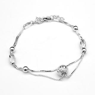 Lắc Tay Nữ Bạc ý Ltu019 Bạc Hiểu Minh