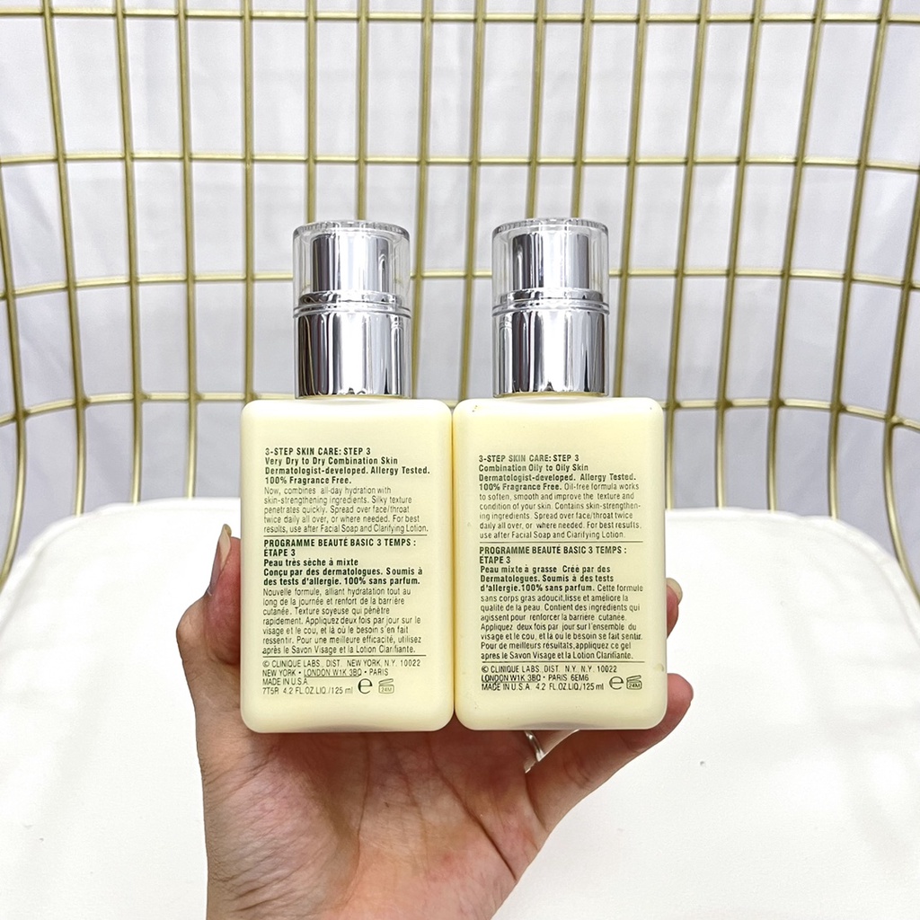 Clinique Kem Dưỡng Ẩm Chiết Xuất Bơ / Pha Trộn Da Khô 125ml