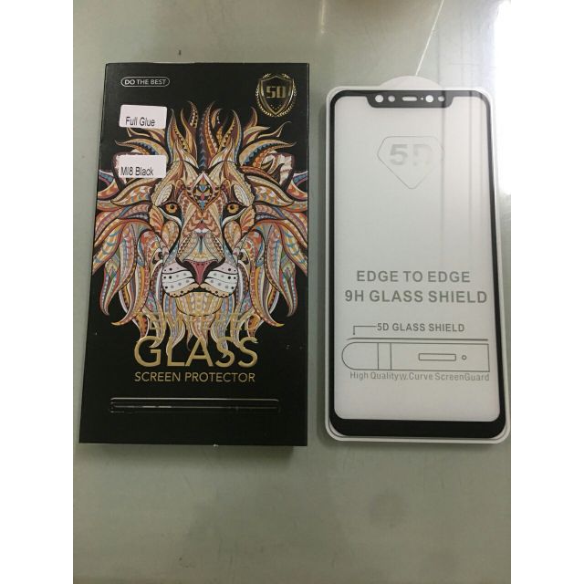 Kính full keo màn Xiaomi mi 8 cao cấp
