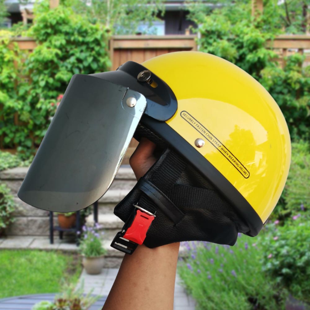 Mũ Bảo Hiểm Chuẩn SNI Phẳng / Lồi Cho Người Lớn Vespa Chip Nửa Bogo