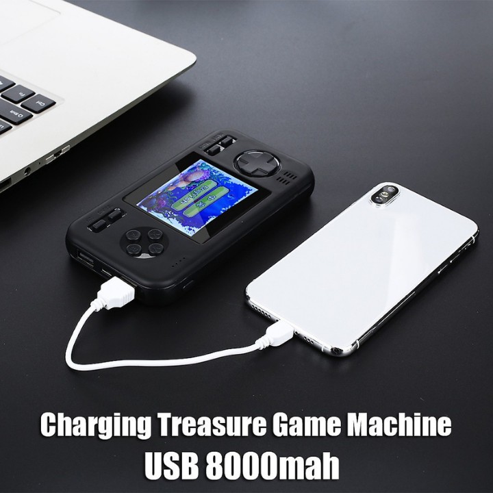 Máy Chơi Game Cầm Tay 416 Trò Kiêm Sạc Dự Phòng 8000 mah