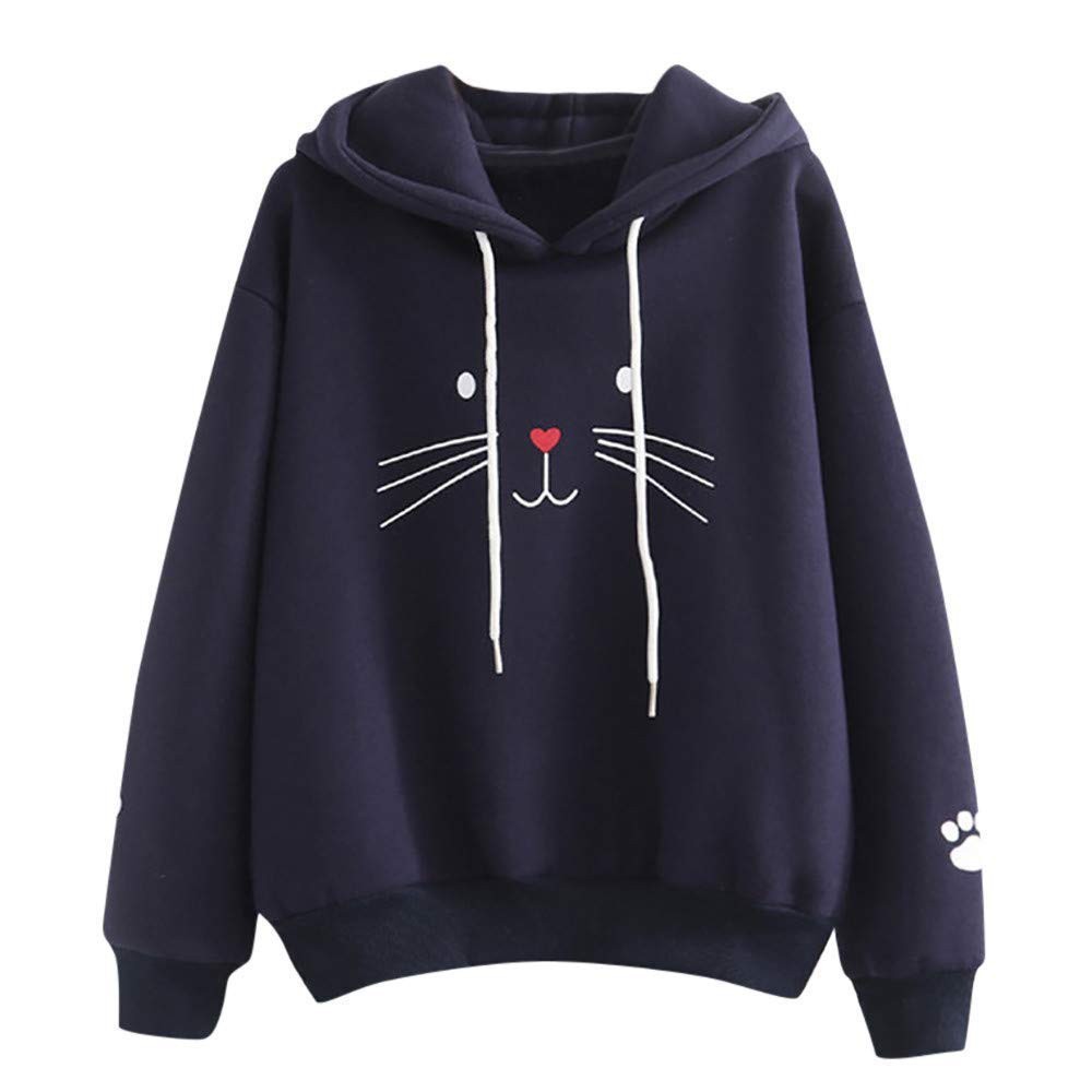 ÁO KHOÁC HOODIE NỈ HÌNH MÈO DỄ THƯƠNG CỰC CHẤT | BigBuy360 - bigbuy360.vn