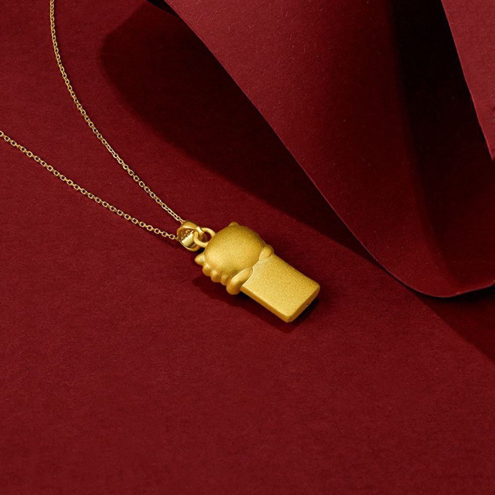 Vòng cổ mặt hình con hổ thiết kế đơn giản sang trọng