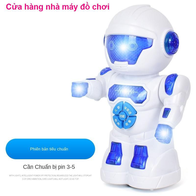phụ kiệnRobot có thể đi, hát, nhảy múa, giải đố, giáo dục s ớm, âm nhạc điện, đồ chơi con trai