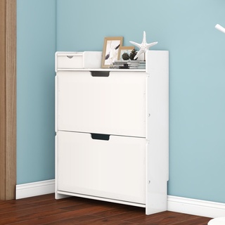 {GIÁ XƯỞNG} Tủ Giày Thông Minh 2 Tầng 3 Lớp, Tủ Giày Trang Trí Chứa 18 Đến 24 Đôi Giày Dép KT 85*27*60 (cm)