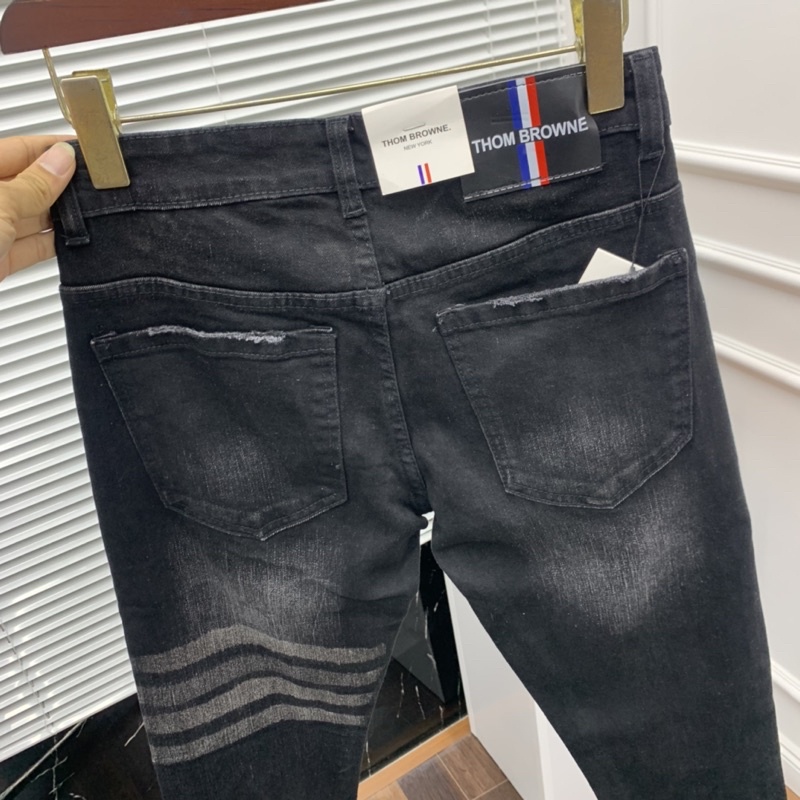 Quần jean 3 vạch thom