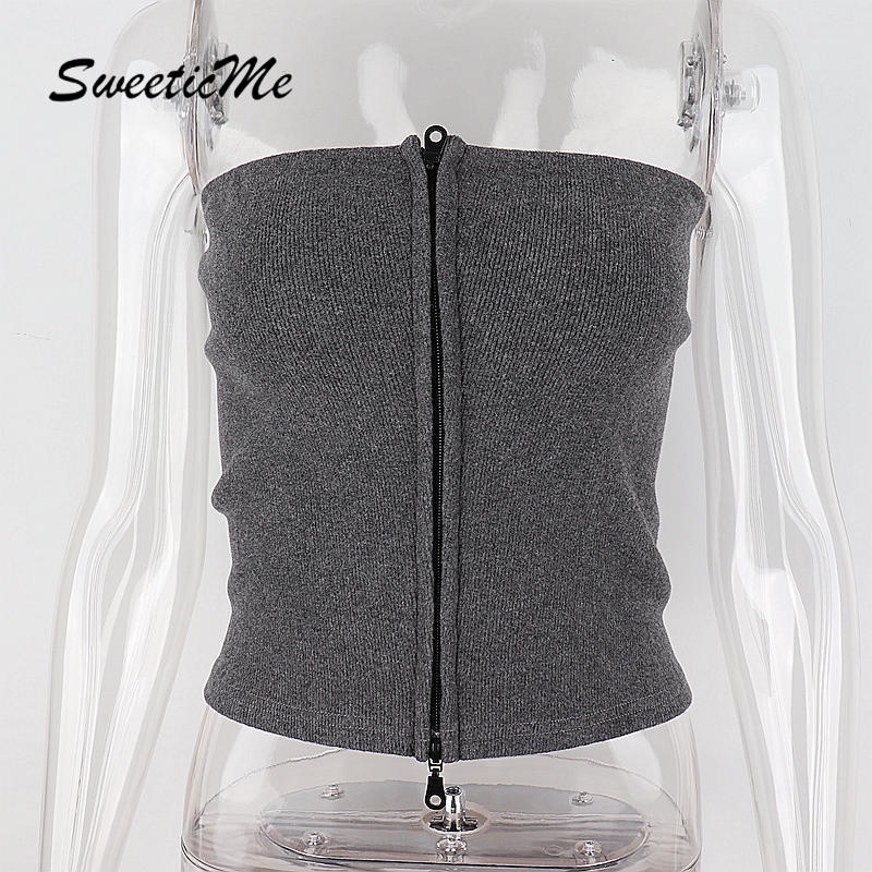 Áo Ống Không Tay Sweeticme 2022 Thời Trang