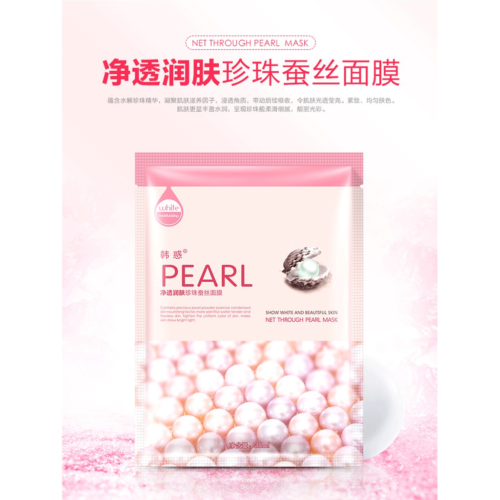 Mặt nạ giấy dưỡng da mụn cấp ẩm thải độc dưa leo, lô hội, cherry White