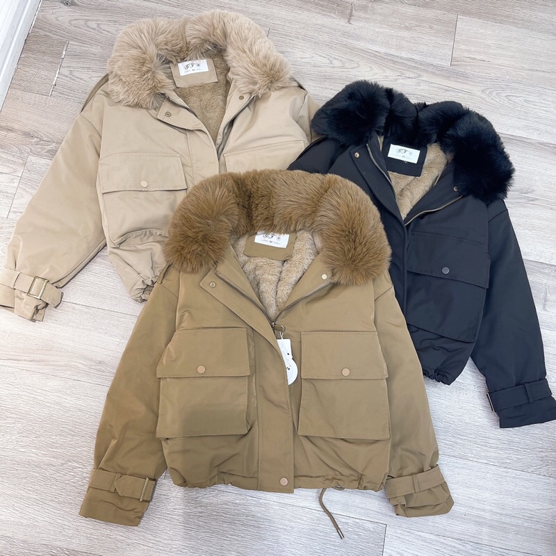 Áo Kaki dáng ngắn