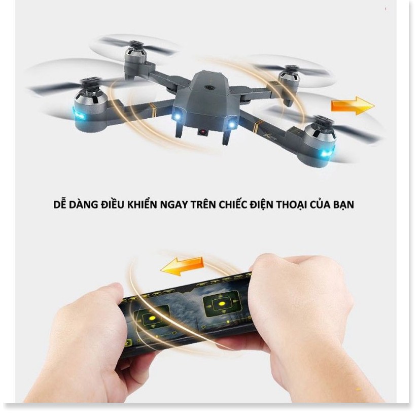 Flycam, Máy Bay Điều Khiển Từ Xa XT-1 Kết Nối Wifi - Nhựa ABS Chống Va Đập - Bảo Hành Uy Tín 12 Tháng
