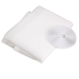 150 x 130cm Flyscreen Curtain Insect Fly Mosquito Window Mesh Screen White