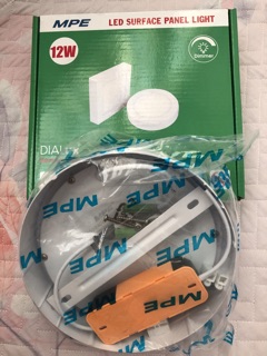 Đèn led ốp nổi tròn 12w mpe