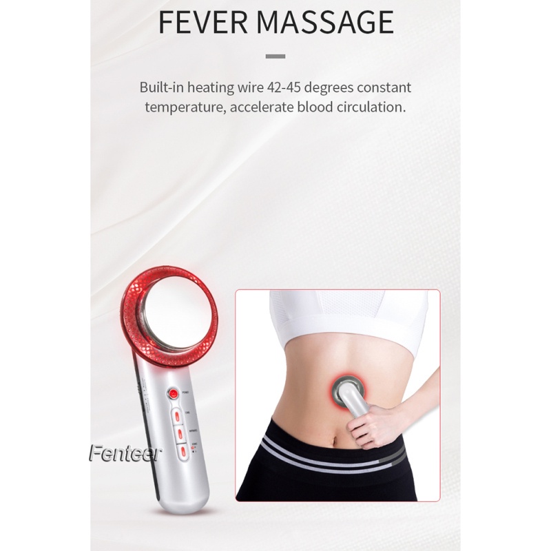 [FENTEER] 3 in 1 Ultrasonic Instrument Massager Body EMS Beauty Slimming Machine