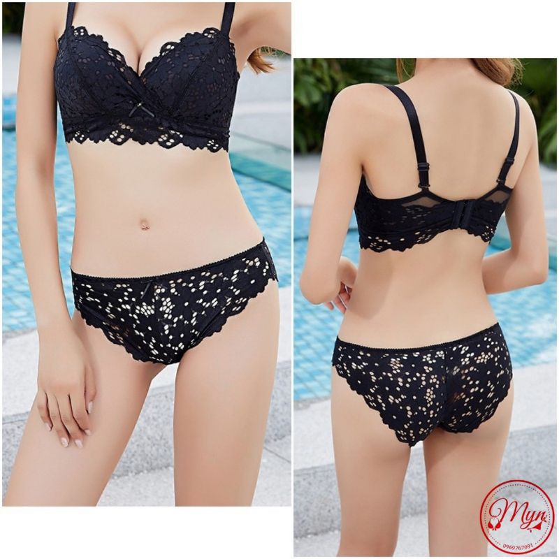 BỘ QUẦN ÁO LÓT REN YÊU KIỀU XINH QUYẾN RŨ