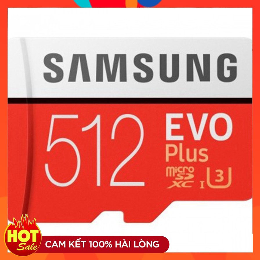 Thẻ nhớ micro SD samsung Evo plus 512GB 256GB 95MBs video 4K