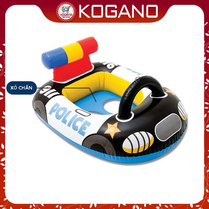 Phao bơi chống lật cho bé KOGANO xỏ chân an toàn cho trẻ em hình ô tô, máy bay, xe công trình đáng yêu SS-001100