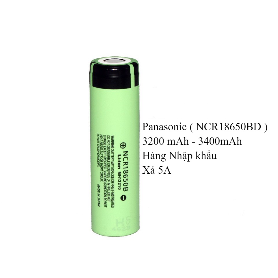 Pin 18650  ( NCR18650B ) 3200 3400mah Panasonic JAPAN