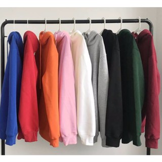 Áo khoác Hoodie Basic trơn - ĐỎ ĐÔ - Unisex
