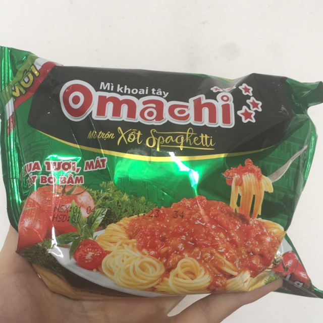 Mỳ khoai tây omachi xốt spaghetti