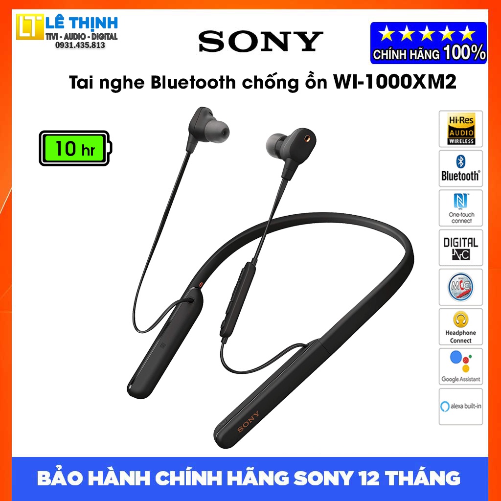 Tai nghe không dây Hi-res chống ồn Sony WI-1000XM2  | Hãng phân phối | Bảo hành chính hãng 12 tháng toàn quốc